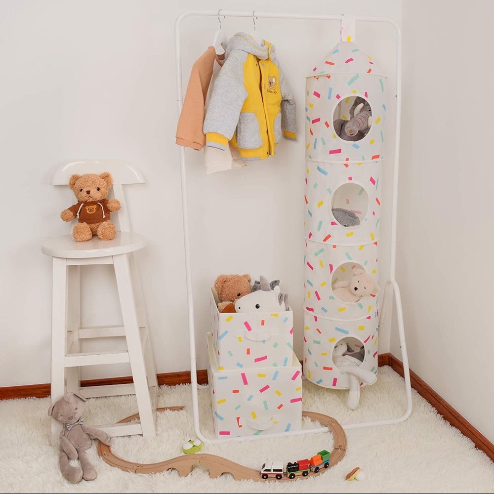 StorageWorks 4-Shelf Hanging Closet Organizer